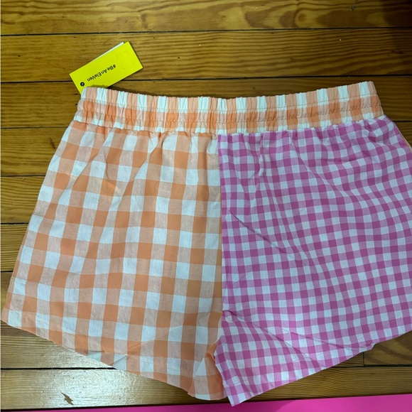 Eleven by Venus gingham color block short NWT M - Picture 3 of 4